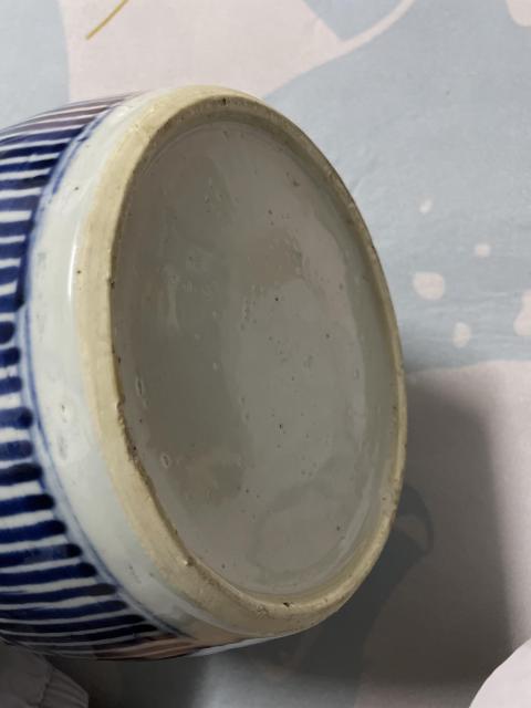 古玩陶瓷清中纏枝花卉紋青花蓋罐拍賣(mài)，當(dāng)前價(jià)格2980元