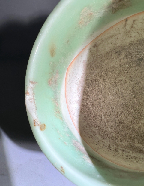 古玩陶瓷粉青釉缽式香爐拍賣,當前價格2888元