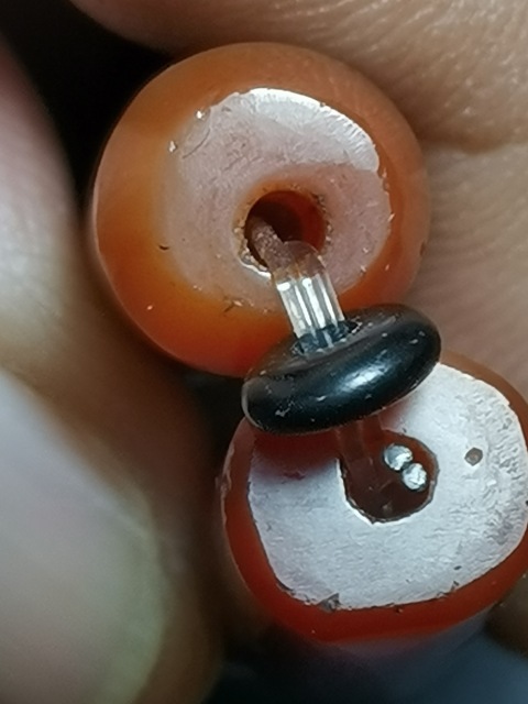 古玩玉器老瑪瑙手鏈一條拍賣，當前價格666元