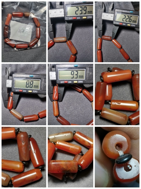 古玩玉器老瑪瑙手鏈一條拍賣，當前價格666元