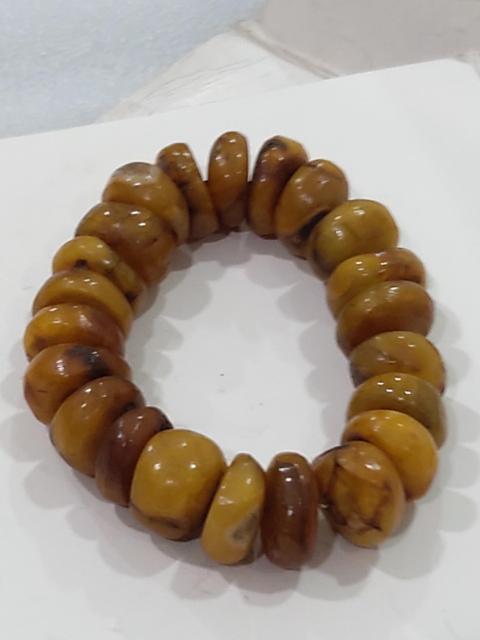 古玩雜項老蜜蠟餅子手串拍賣，當(dāng)前價格999元