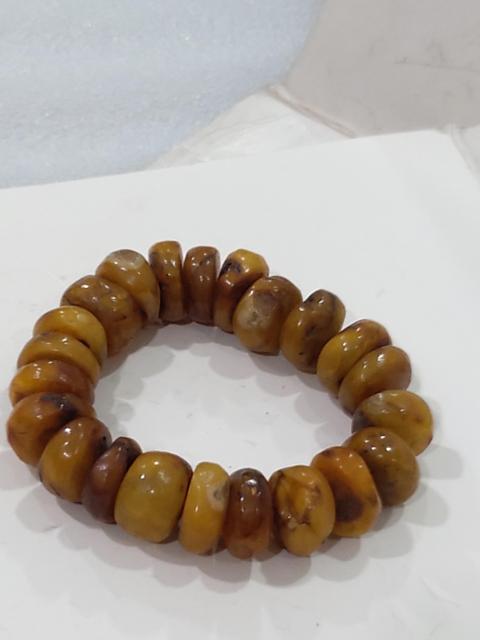 古玩雜項老蜜蠟餅子手串拍賣，當(dāng)前價格999元