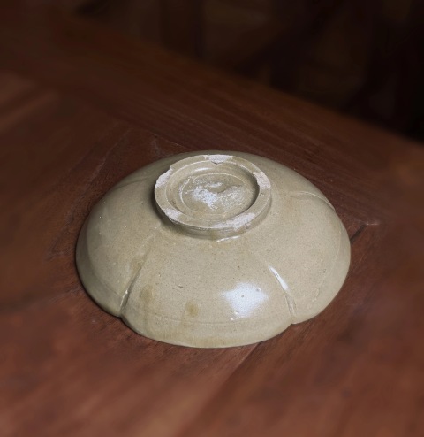 古玩陶瓷青瓷葵口洗拍賣，當前價格9000元
