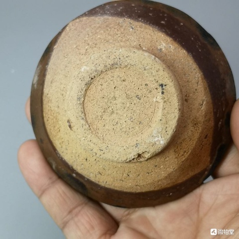 古玩陶瓷建窯系芝麻釉茶盞拍賣，當(dāng)前價格600元