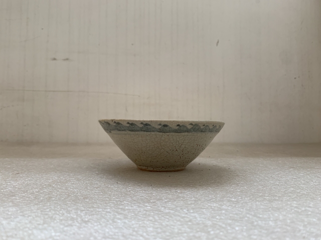 古玩陶瓷晚明青花碗拍賣，當(dāng)前價格450元