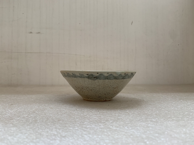 古玩陶瓷晚明青花碗拍賣，當(dāng)前價格450元