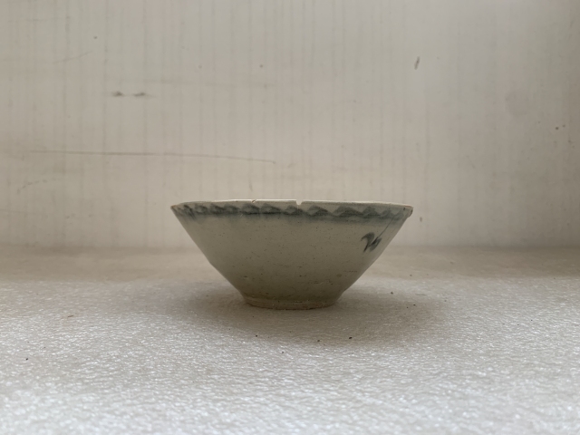 古玩陶瓷晚明青花碗拍賣,當前價格398元