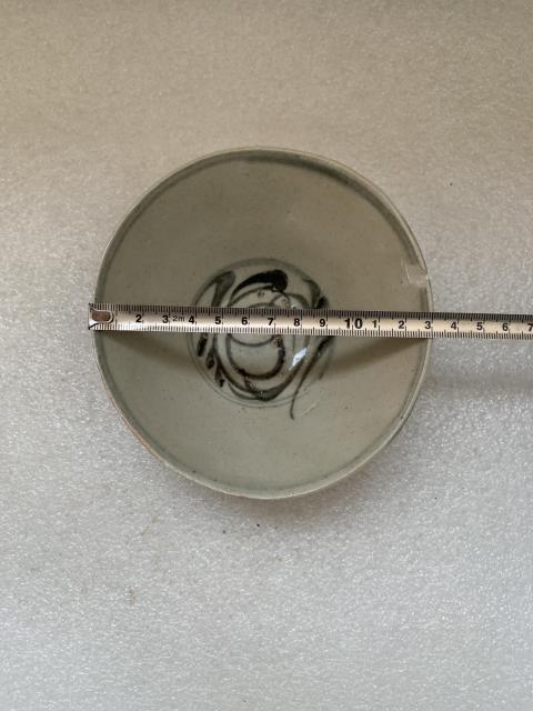古玩陶瓷晚明青花碗拍賣,當前價格398元