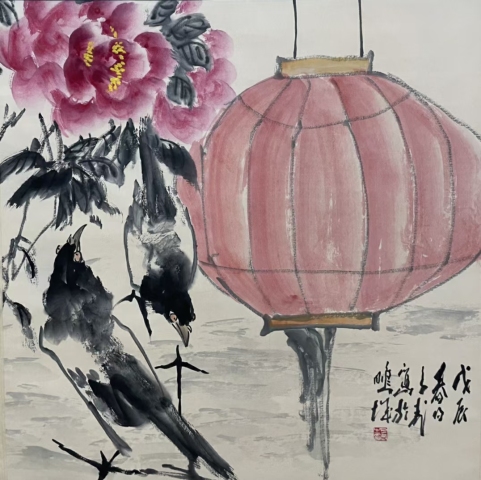 古玩字畫國畫大師王子武花鳥拍賣，當前價格22000元