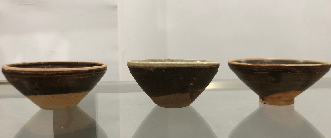 古玩陶瓷黑釉白覆輪盞拍賣,當(dāng)前價格1000元