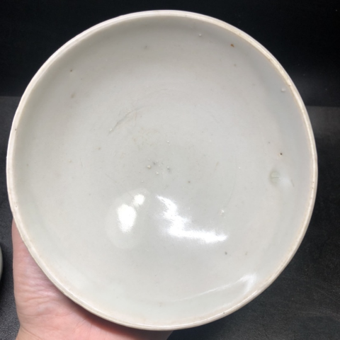 古玩陶瓷【重器】元代卵白釉大碗可以和鈞瓷媲美拍賣，當前價格3000元