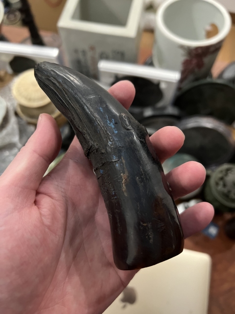 古玩雜項清代精品**雕刻猛獸紋擺件拍賣,當前價格1800元