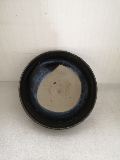 古玩陶瓷元代耀州窯黑釉碗拍賣，當前價格850元