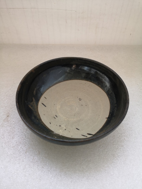 古玩陶瓷元代黑釉碗拍賣,當前價格850元