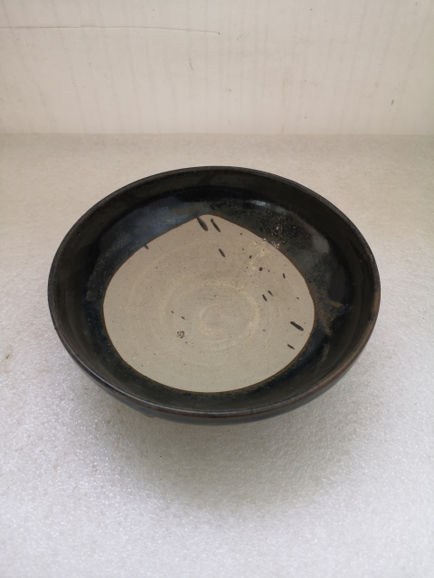 古玩陶瓷元代黑釉碗拍賣,當前價格850元