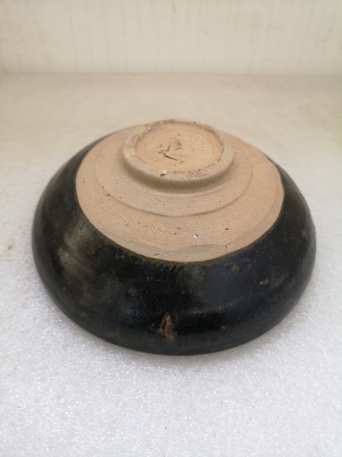 古玩陶瓷元代黑釉碗拍賣,當前價格850元