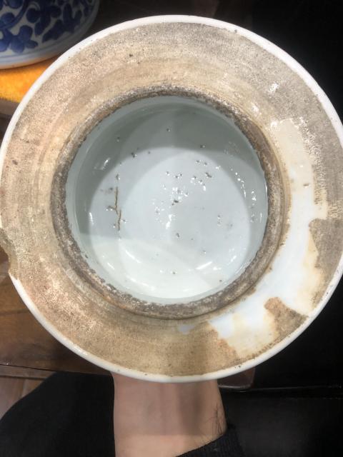 古玩陶瓷（新年放漏中）晚清-青花人物故事-將軍罐拍賣，當前價格9280元