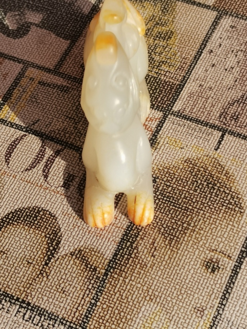 古玩玉器玉獸和新疆。田籽料。拍賣，當前價格6777元