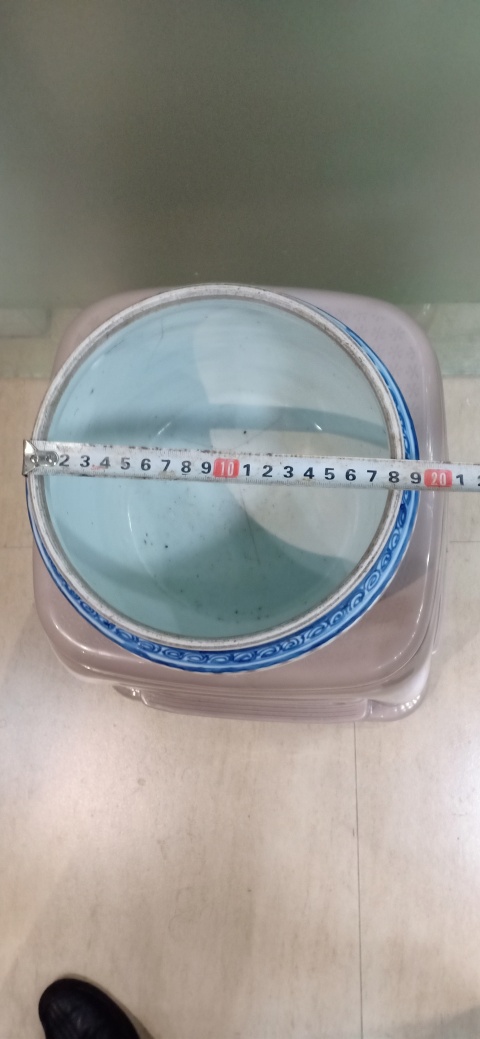 古玩陶瓷乾隆青花纏枝花卉紋粥罐拍賣,當前價格2800元