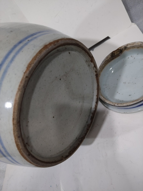 古玩陶瓷青花牡丹花紋蓋罐拍賣，當前價格1888元