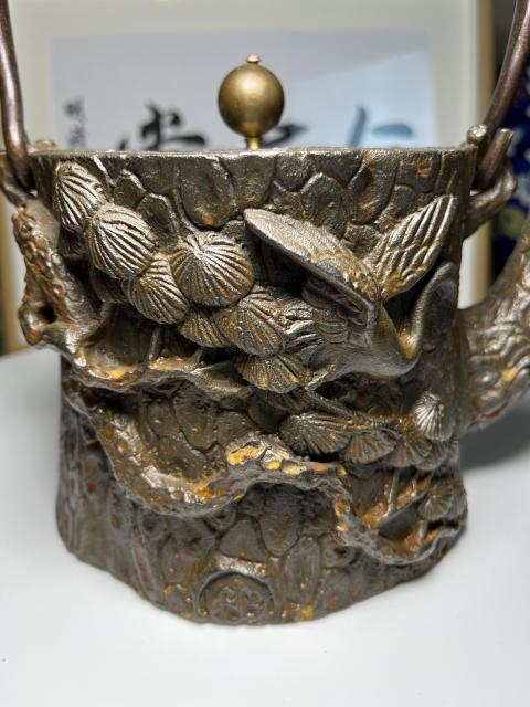 古玩雜項日本 老鐵壺拍賣,當前價格600元