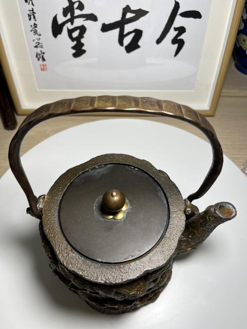 古玩雜項日本 老鐵壺拍賣,當前價格600元