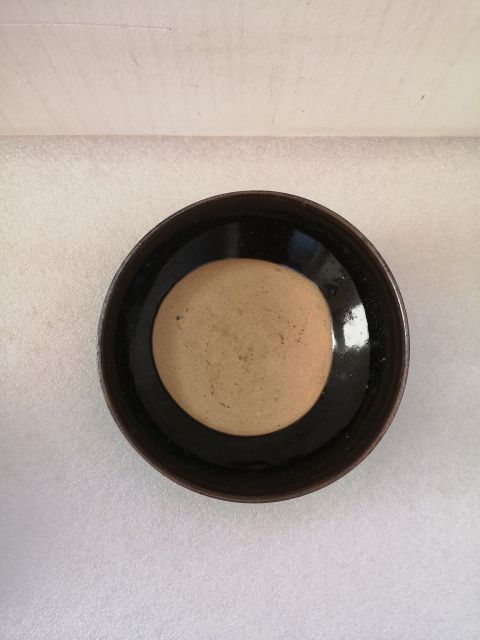 古玩陶瓷金元澀圈圈足疊燒工藝黑釉盞拍賣，當(dāng)前價格850元