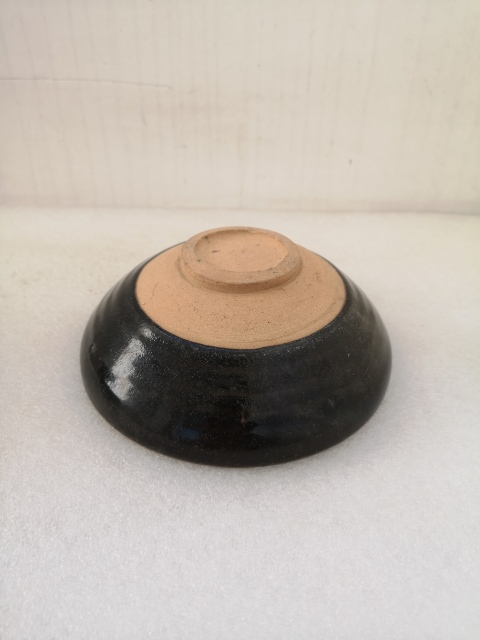 古玩陶瓷金元澀圈圈足疊燒工藝黑釉盞拍賣，當(dāng)前價格850元