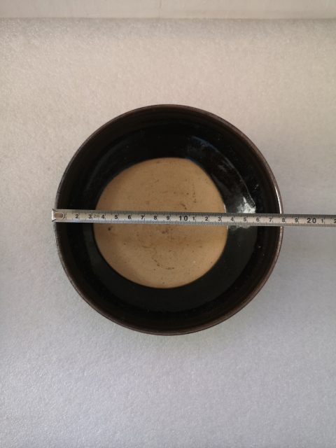 古玩陶瓷金元澀圈圈足疊燒工藝黑釉盞拍賣，當(dāng)前價格850元