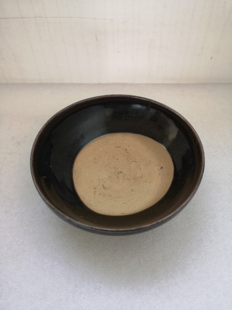 古玩陶瓷金元澀圈圈足疊燒工藝黑釉盞拍賣，當(dāng)前價格850元
