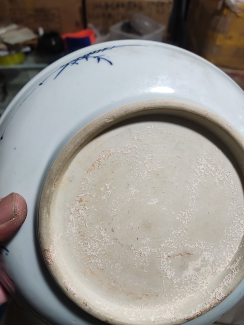 古玩陶瓷清代乾隆獅子喜鵲青花盤拍賣,當(dāng)前價格3588元