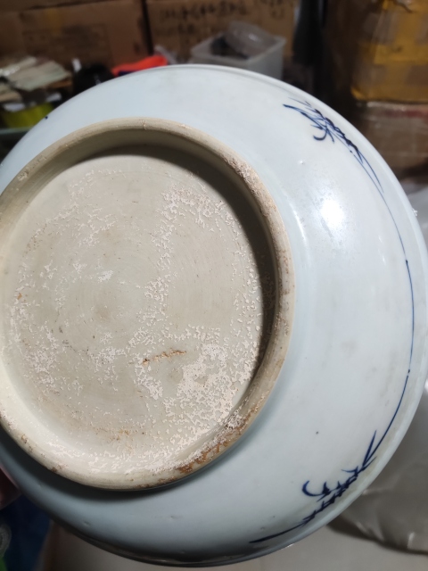 古玩陶瓷清代乾隆獅子喜鵲青花盤拍賣,當(dāng)前價格3588元