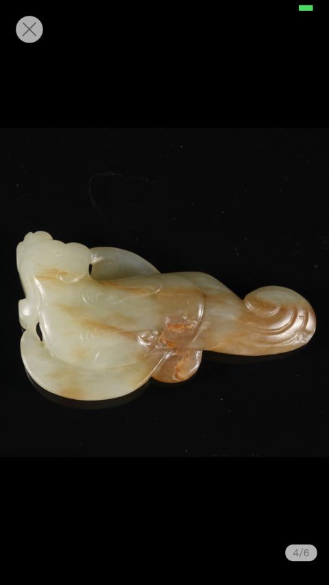 古玩玉器明代玉鳳鳥拍賣，當前價格28500元