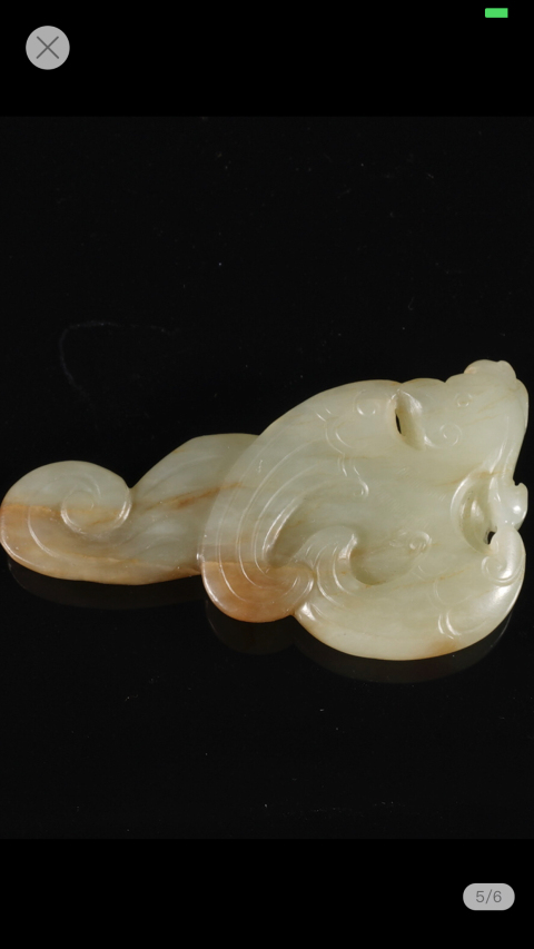 古玩玉器明代玉鳳鳥拍賣，當前價格28500元