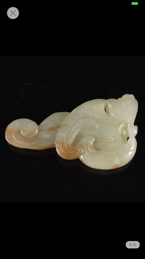 古玩玉器明代玉鳳鳥拍賣，當前價格28500元