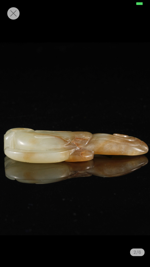 古玩玉器明代玉鳳鳥拍賣，當前價格28500元