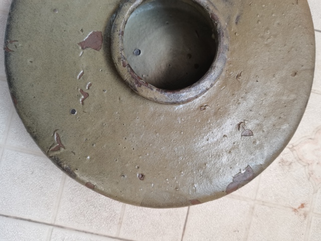 古玩陶瓷明代褐釉扁瓶拍賣,當前價格0元