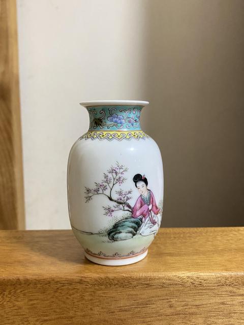 【海】乾隆年製粉彩花瓶　桃仙人天女唐子童子　中国美術　中国古玩 Amazon.co.jp: 海乾隆年製粉彩花瓶 桃仙人天女唐子童子 中国美術