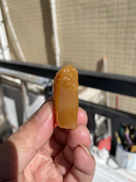 古玩雜項壽山田黃石印章拍賣,當前價格4580元