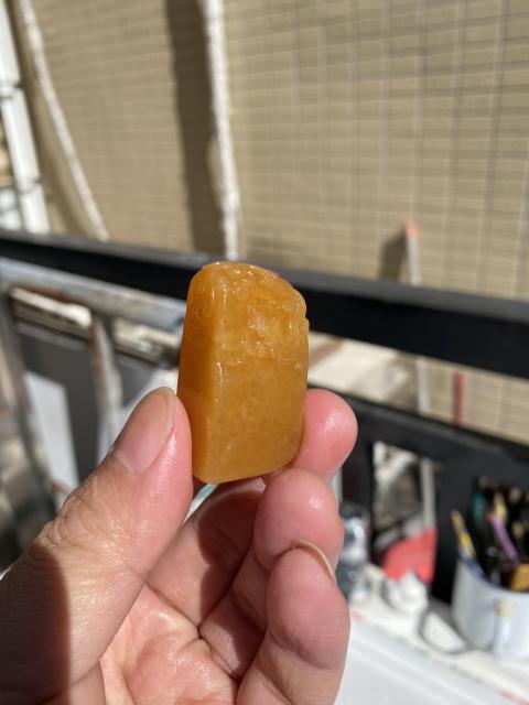古玩雜項壽山田黃石印章拍賣,當前價格4580元