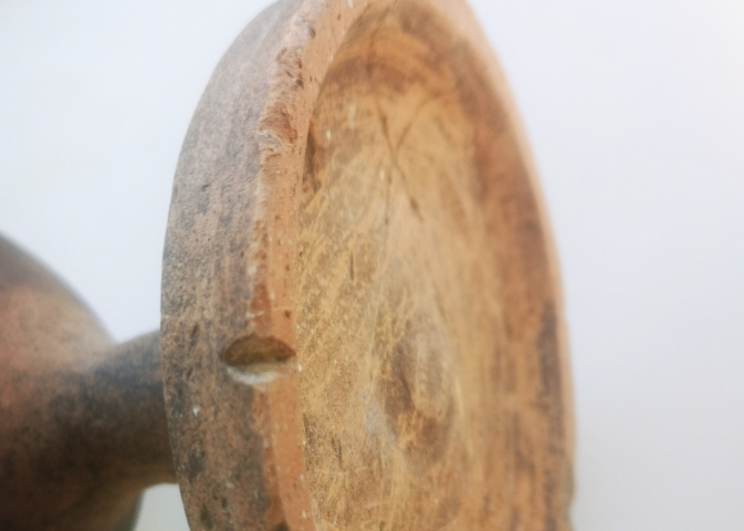古玩陶瓷元代.黑陶油燈  (推薦理由：稀有、禪意 )拍賣，當前價格200元