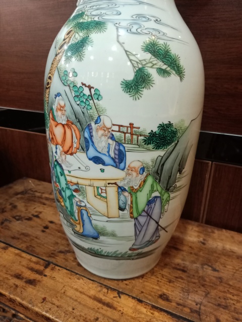 古玩陶瓷香山五老粉彩大瓶拍賣(mài),當(dāng)前價(jià)格25888元