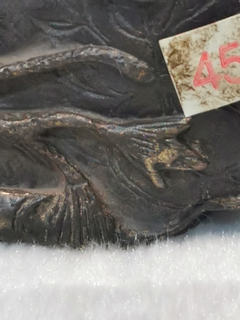 古玩銅器銅蛙鎮紙拍賣，當前價格2000元