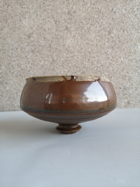 古玩陶瓷清代磁州窯紫金釉瓶拍賣,當(dāng)前價(jià)格980元