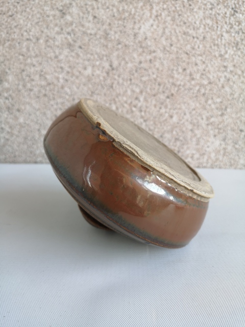 古玩陶瓷清代磁州窯紫金釉瓶拍賣,當(dāng)前價(jià)格980元