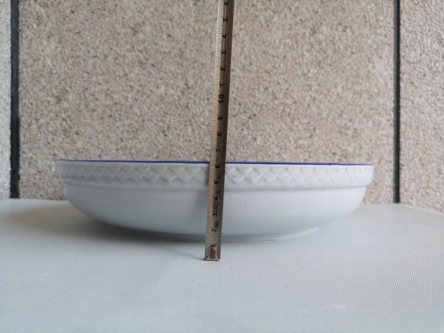 古玩陶瓷六十至八十年代歲寒三友松竹梅青花盤拍賣,當(dāng)前價(jià)格220元