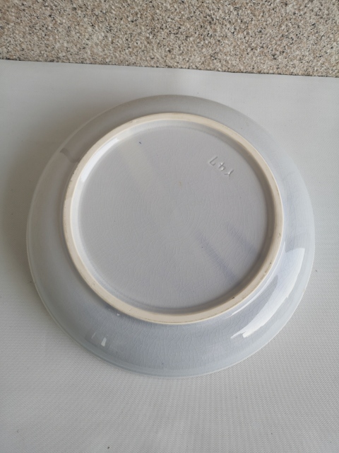 古玩陶瓷六十至八十年代歲寒三友松竹梅青花盤拍賣,當(dāng)前價(jià)格220元