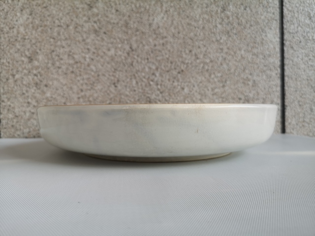 古玩陶瓷六十至八十年代花卉紋青花盤拍賣,當前價格398元