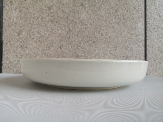 古玩陶瓷六十至八十年代花卉紋青花盤拍賣,當前價格398元