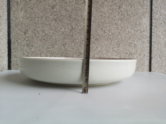 古玩陶瓷六十至八十年代花卉紋青花盤拍賣,當前價格398元